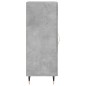 vidaXL Sideboard Betongrau 34,5x34x90 cm Holzwerkstoff vidaXL Sideboard Betongrau 34,5x34x90 cm Holzwerkstoff