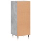 vidaXL Sideboard Betongrau 34,5x34x90 cm Holzwerkstoff vidaXL Sideboard Betongrau 34,5x34x90 cm Holzwerkstoff