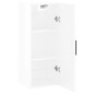 vidaXL Wandschrank Hochglanz-Weiß 34,5x34x90 cm vidaXL Wandschrank Hochglanz-Weiß 34,5x34x90 cm