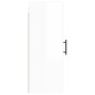 vidaXL Wandschrank Hochglanz-Weiß 34,5x34x90 cm vidaXL Wandschrank Hochglanz-Weiß 34,5x34x90 cm