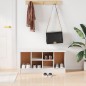 vidaXL Schuhbank ALTA Weiß 100x35x45 cm Massivholz Kiefer vidaXL Schuhbank ALTA Weiß 100x35x45 cm Massivholz Kiefer