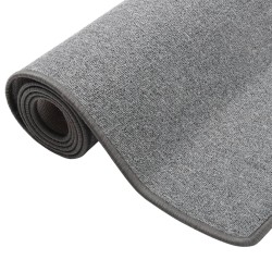 vidaXL Teppichläufer Dunkelgrau 50x250 cm