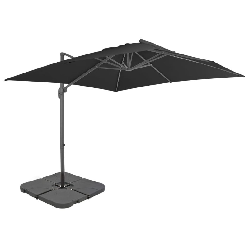 vidaXL Sonnenschirm mit Schirmständer Anthrazit vidaXL Sonnenschirm mit Schirmständer Anthrazit