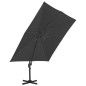 vidaXL Sonnenschirm mit Schirmständer Anthrazit vidaXL Sonnenschirm mit Schirmständer Anthrazit