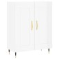 vidaXL Sideboard Hochglanz-Weiß 69,5x34x90 cm Holzwerkstoff vidaXL Sideboard Hochglanz-Weiß 69,5x34x90 cm Holzwerkstoff