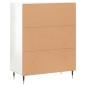 vidaXL Sideboard Hochglanz-Weiß 69,5x34x90 cm Holzwerkstoff vidaXL Sideboard Hochglanz-Weiß 69,5x34x90 cm Holzwerkstoff