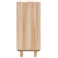 vidaXL Sideboard Braun 60x30x70 cm Massivholz Kiefer und Natur-Rattan vidaXL Sideboard Braun 60x30x70 cm Massivholz Kiefer und Natur-Rattan