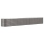 vidaXL Hochbeet Pulverbeschichteter Stahl 512x80x68 cm Grau vidaXL Hochbeet Pulverbeschichteter Stahl 512x80x68 cm Grau
