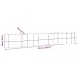 vidaXL Hochbeet Pulverbeschichteter Stahl 512x80x68 cm Grau vidaXL Hochbeet Pulverbeschichteter Stahl 512x80x68 cm Grau