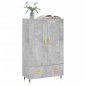 vidaXL Highboard Betongrau 69,5x31x115 cm Holzwerkstoff vidaXL Highboard Betongrau 69,5x31x115 cm Holzwerkstoff