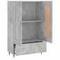 vidaXL Highboard Betongrau 69,5x31x115 cm Holzwerkstoff vidaXL Highboard Betongrau 69,5x31x115 cm Holzwerkstoff