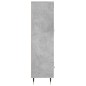 vidaXL Highboard Betongrau 69,5x31x115 cm Holzwerkstoff vidaXL Highboard Betongrau 69,5x31x115 cm Holzwerkstoff