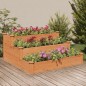 vidaXL Hochbeet Braun 120x120x56 cm Massivholz Tanne vidaXL Hochbeet Braun 120x120x56 cm Massivholz Tanne