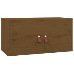 vidaXL Wandschrank Honigbraun 60x30x30 cm Massivholz Kiefer
