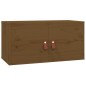 vidaXL Wandschrank Honigbraun 60x30x30 cm Massivholz Kiefer vidaXL Wandschrank Honigbraun 60x30x30 cm Massivholz Kiefer