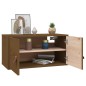 vidaXL Wandschrank Honigbraun 60x30x30 cm Massivholz Kiefer vidaXL Wandschrank Honigbraun 60x30x30 cm Massivholz Kiefer
