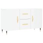 vidaXL Sideboard Hochglanz-Weiß 100x36x60 cm Holzwerkstoff vidaXL Sideboard Hochglanz-Weiß 100x36x60 cm Holzwerkstoff