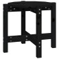 vidaXL Couchtisch Schwarz Ø 52,5x45 cm Massivholz Kiefer vidaXL Couchtisch Schwarz Ø 52,5x45 cm Massivholz Kiefer