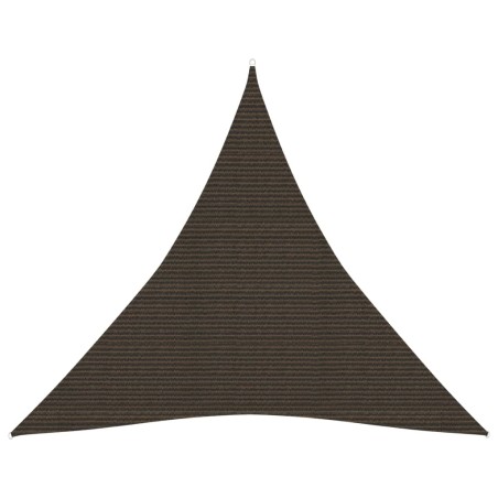 vidaXL Sonnensegel 160 g/m² Braun 5x5x5 m HDPE