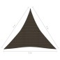 vidaXL Sonnensegel 160 g/m² Braun 5x5x5 m HDPE vidaXL Sonnensegel 160 g/m² Braun 5x5x5 m HDPE