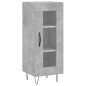 vidaXL Sideboard Betongrau 34,5x34x90 cm Holzwerkstoff vidaXL Sideboard Betongrau 34,5x34x90 cm Holzwerkstoff