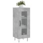 vidaXL Sideboard Betongrau 34,5x34x90 cm Holzwerkstoff vidaXL Sideboard Betongrau 34,5x34x90 cm Holzwerkstoff