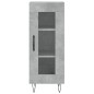 vidaXL Sideboard Betongrau 34,5x34x90 cm Holzwerkstoff vidaXL Sideboard Betongrau 34,5x34x90 cm Holzwerkstoff