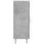 vidaXL Sideboard Betongrau 34,5x34x90 cm Holzwerkstoff vidaXL Sideboard Betongrau 34,5x34x90 cm Holzwerkstoff