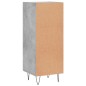 vidaXL Sideboard Betongrau 34,5x34x90 cm Holzwerkstoff vidaXL Sideboard Betongrau 34,5x34x90 cm Holzwerkstoff