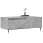 vidaXL Couchtisch Betongrau 90x50x36,5 cm Holzwerkstoff vidaXL Couchtisch Betongrau 90x50x36,5 cm Holzwerkstoff