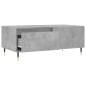 vidaXL Couchtisch Betongrau 90x50x36,5 cm Holzwerkstoff vidaXL Couchtisch Betongrau 90x50x36,5 cm Holzwerkstoff