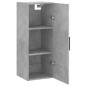 vidaXL Wandschrank Betongrau 34,5x34x90 cm vidaXL Wandschrank Betongrau 34,5x34x90 cm