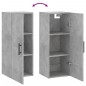 vidaXL Wandschrank Betongrau 34,5x34x90 cm vidaXL Wandschrank Betongrau 34,5x34x90 cm