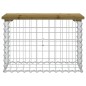 vidaXL Gartenbank aus Gabionen 63x31,5x42 cm Kiefernholz Imprägniert vidaXL Gartenbank aus Gabionen 63x31,5x42 cm Kiefernholz Imprägniert