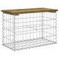 vidaXL Gartenbank aus Gabionen 63x31,5x42 cm Kiefernholz Imprägniert vidaXL Gartenbank aus Gabionen 63x31,5x42 cm Kiefernholz Imprägniert
