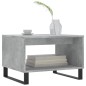 vidaXL Couchtisch Betongrau 60x50x40 cm Holzwerkstoff vidaXL Couchtisch Betongrau 60x50x40 cm Holzwerkstoff