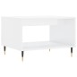 vidaXL Couchtisch Hochglanz-Weiß 60x50x40 cm Holzwerkstoff vidaXL Couchtisch Hochglanz-Weiß 60x50x40 cm Holzwerkstoff