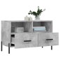 vidaXL TV-Schrank Betongrau 80x36x50 cm Holzwerkstoff vidaXL TV-Schrank Betongrau 80x36x50 cm Holzwerkstoff