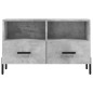 vidaXL TV-Schrank Betongrau 80x36x50 cm Holzwerkstoff vidaXL TV-Schrank Betongrau 80x36x50 cm Holzwerkstoff