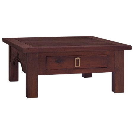 vidaXL Couchtisch Klassisch Braun 68x68x30 cm Massivholz Mahagoni 