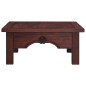 vidaXL Couchtisch Klassisch Braun 68x68x30 cm Massivholz Mahagoni vidaXL Couchtisch Klassisch Braun 68x68x30 cm Massivholz Mahagoni
