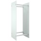 vidaXL Brennholzregal Weiß 40x35x100 cm Hartglas vidaXL Brennholzregal Weiß 40x35x100 cm Hartglas