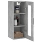 vidaXL Wandschrank Betongrau 34,5x34x90 cm vidaXL Wandschrank Betongrau 34,5x34x90 cm