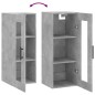 vidaXL Wandschrank Betongrau 34,5x34x90 cm vidaXL Wandschrank Betongrau 34,5x34x90 cm