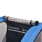 vidaXL Kinder Fahrradanhänger Grau und Blau 30 kg vidaXL Kinder Fahrradanhänger Grau und Blau 30 kg