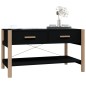 vidaXL Couchtisch Schwarz 82x48x45 cm Holzwerkstoff vidaXL Couchtisch Schwarz 82x48x45 cm Holzwerkstoff