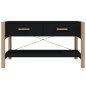 vidaXL Couchtisch Schwarz 82x48x45 cm Holzwerkstoff vidaXL Couchtisch Schwarz 82x48x45 cm Holzwerkstoff