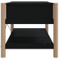 vidaXL Couchtisch Schwarz 82x48x45 cm Holzwerkstoff vidaXL Couchtisch Schwarz 82x48x45 cm Holzwerkstoff