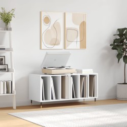 vidaXL Plattenschrank Hochglanz-Weiß 100x38x48 cm Holzwerkstoff