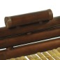 vidaXL Bettgestell Dunkelbraun Bambus 140×200 cm vidaXL Bettgestell Dunkelbraun Bambus 140×200 cm